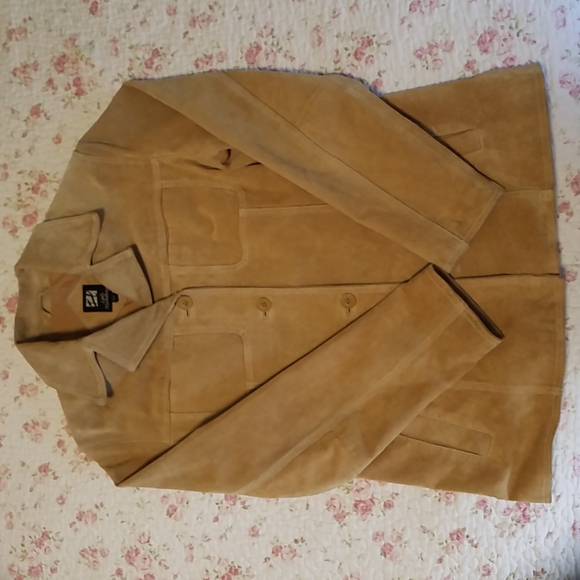 Tan Suede Jacket - Picture 1 of 7